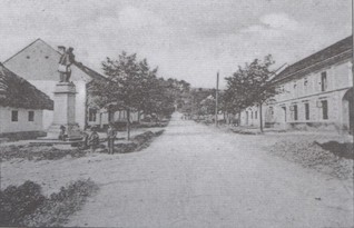 Náves okolo roku 1900